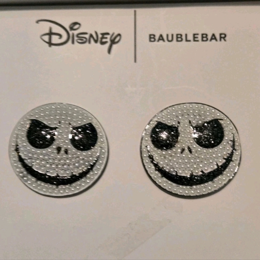 Disney Baubelbar Nightmare Before Christmas Jack Skellington Earrings Halloween